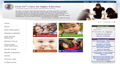 Desktop Screenshot of earlyoncenter.org