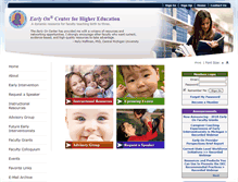 Tablet Screenshot of earlyoncenter.org